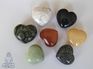 Masážní kameny - srdce